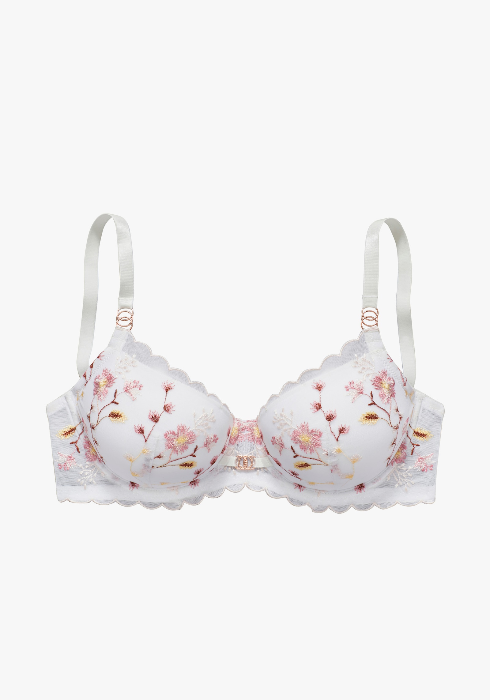 LASCANA Schalen-BH - weiß-rosenholz