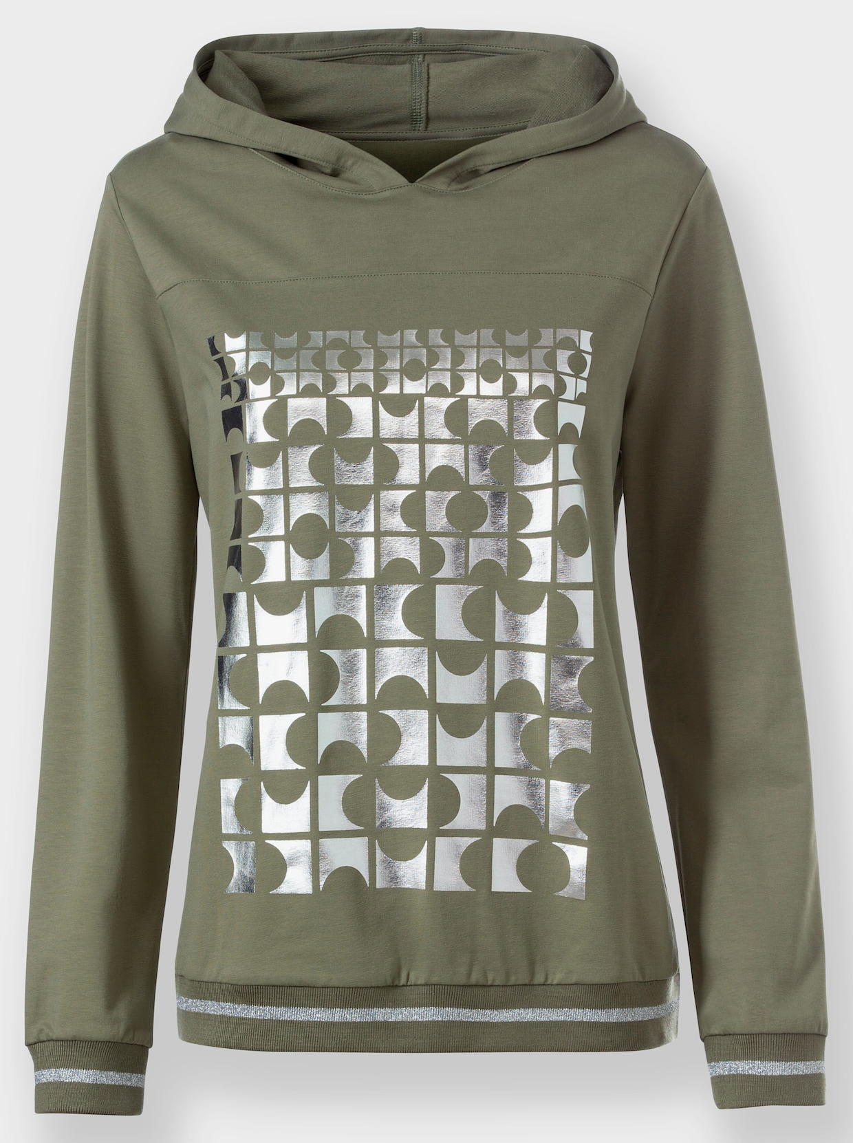 heine Sweatshirt met capuchon - kaki