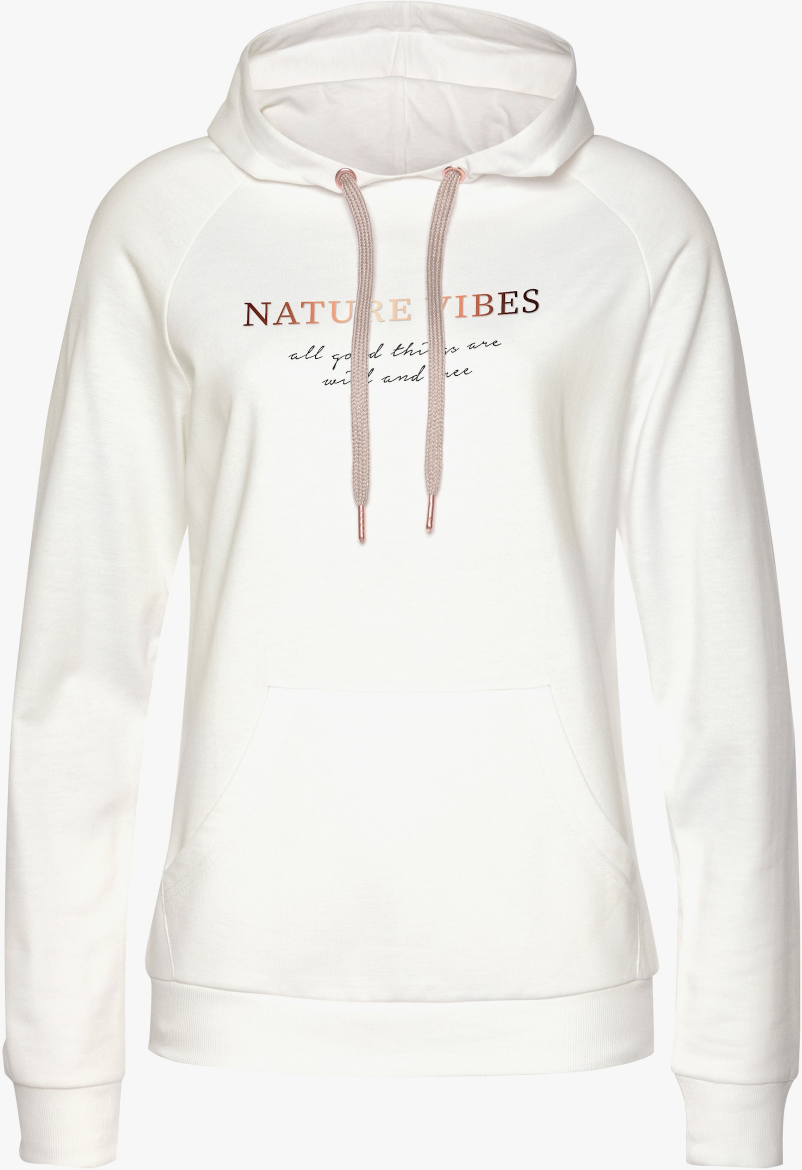 LASCANA Hoodie - beige