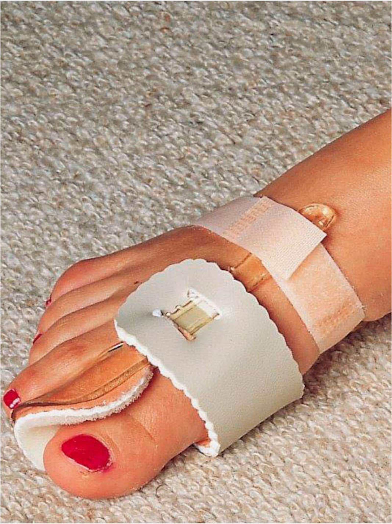 Fotbandage för natten - hudfärgad