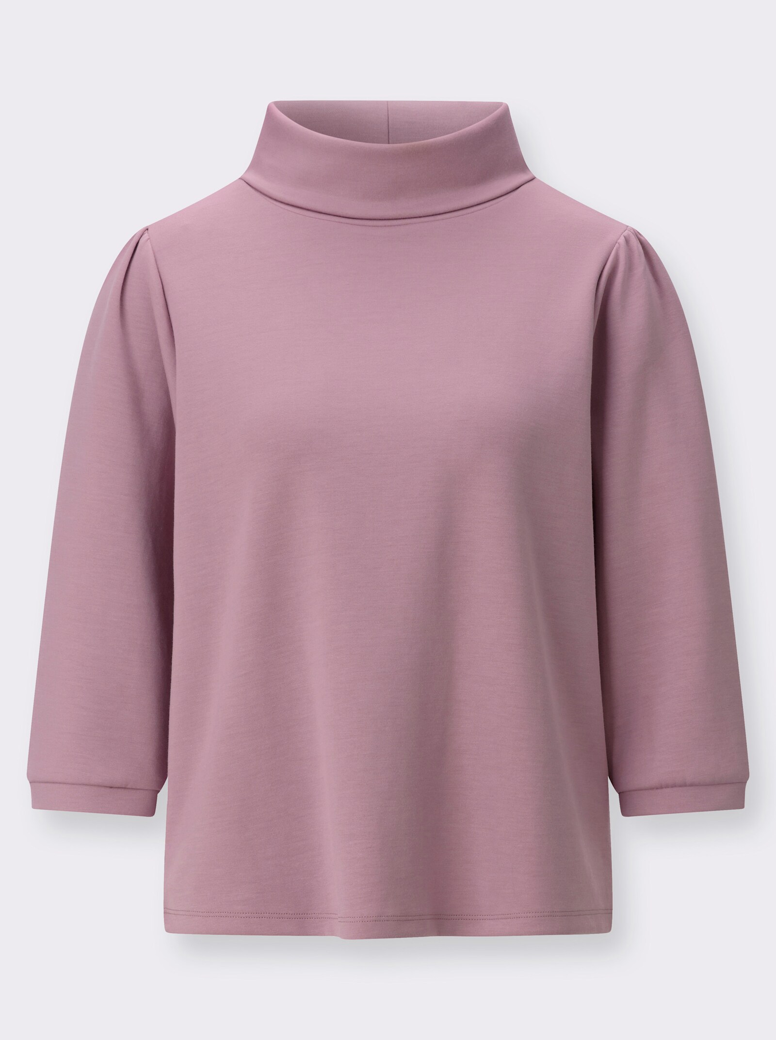  Sweatshirt mit Kellerfalte hinten - mauve
