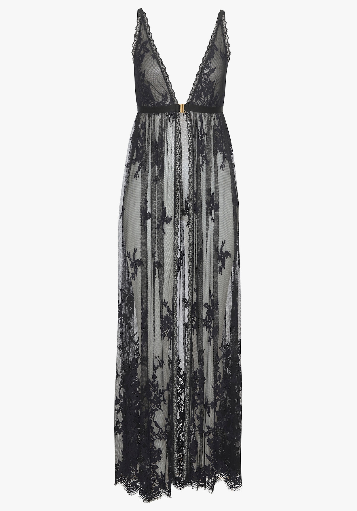 LASCANA Negligé - schwarz