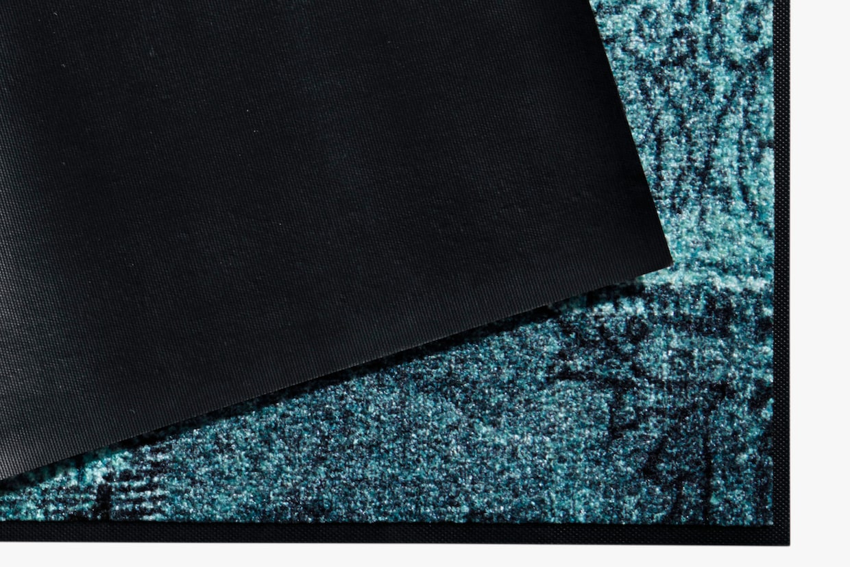 wash+dry by Kleen-Tex Fußmatte - petrol