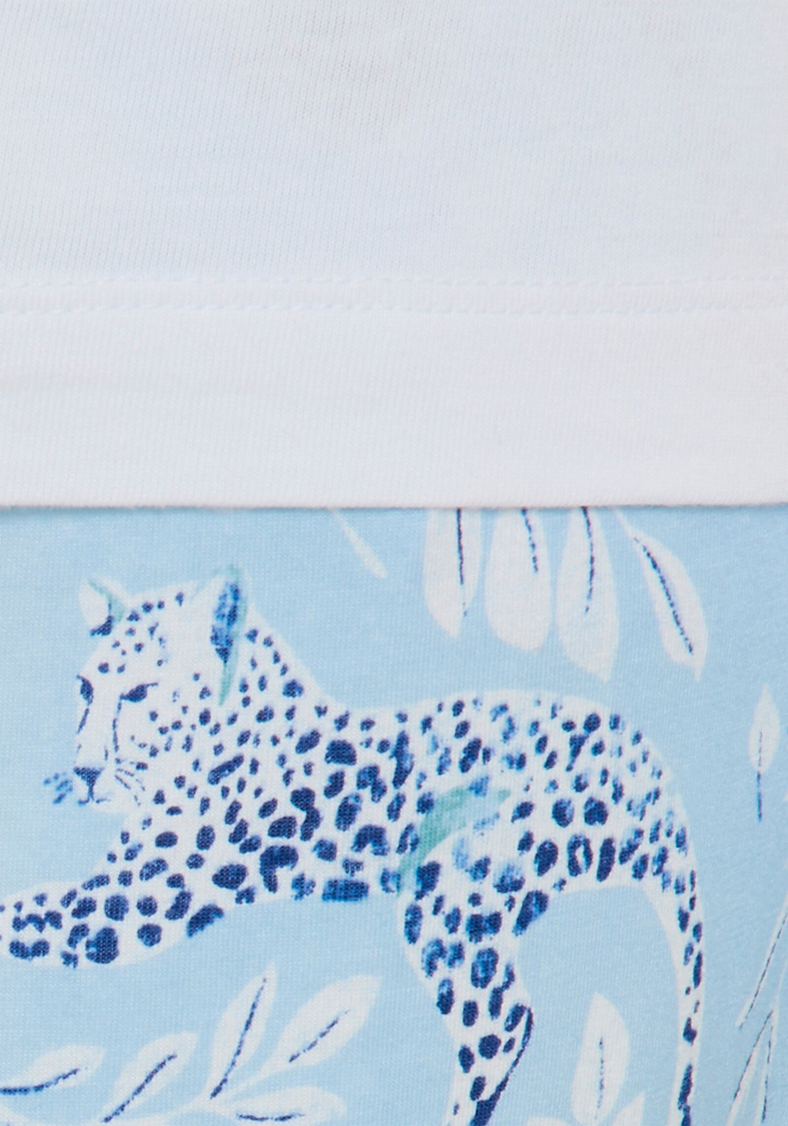 Vivance Dreams Pyjama - hellblau bedruckt