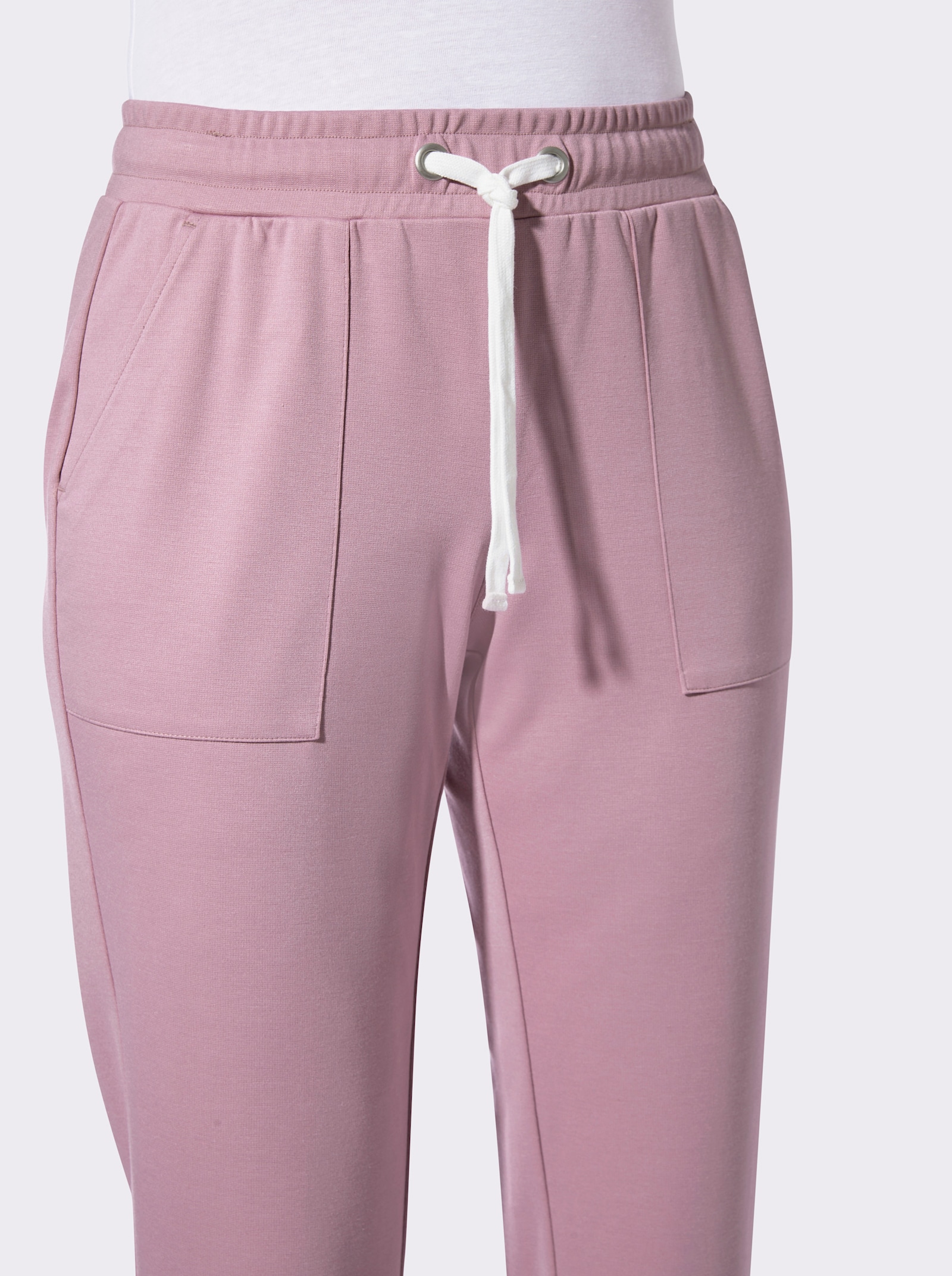 Jerseyhose in formstabiler Qualität - mauve
