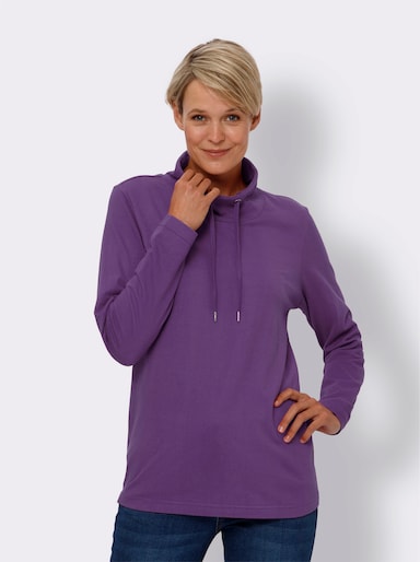 Stehkragenshirt - lila