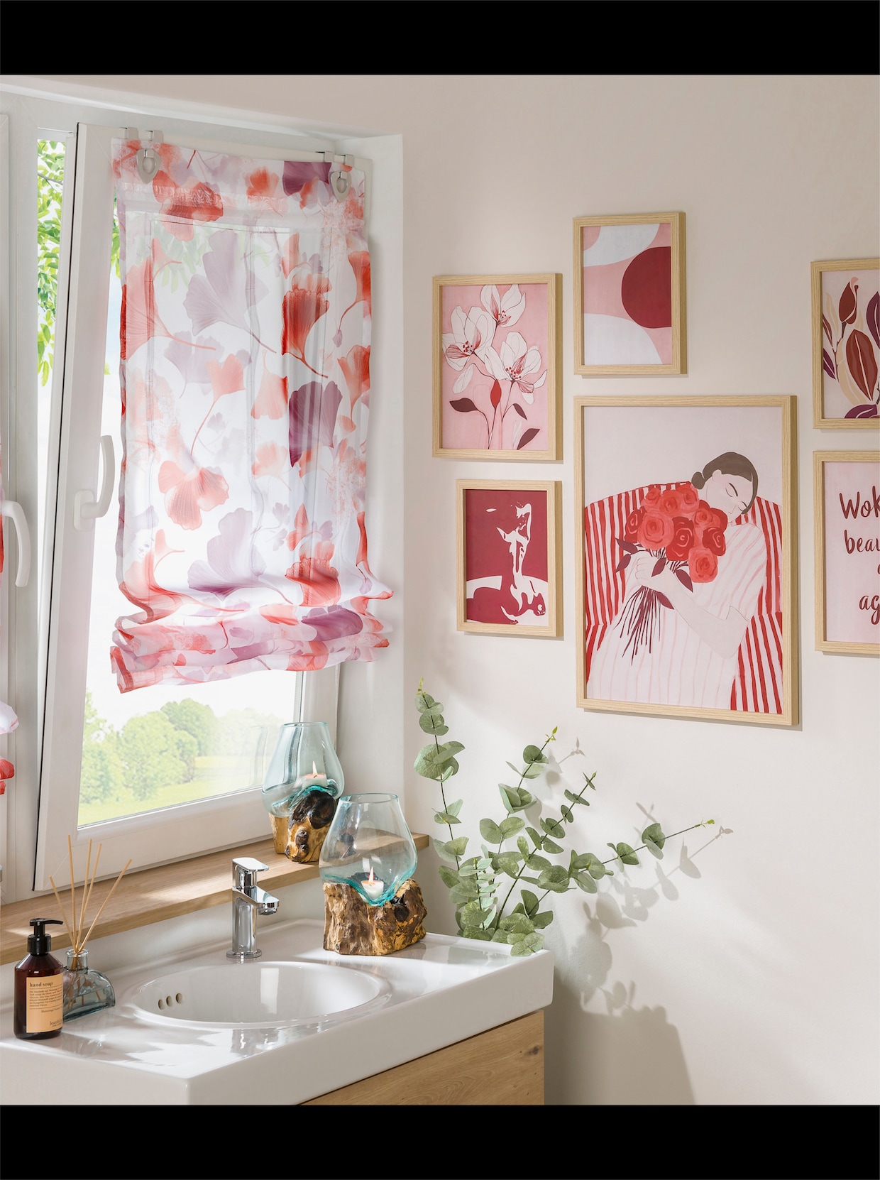 heine home Tableau - couleur ivoire-rouge