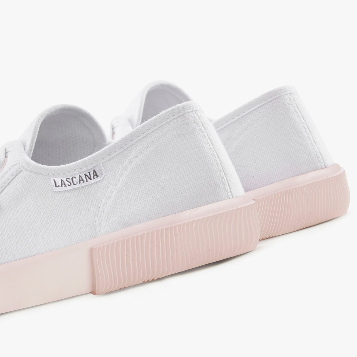 LASCANA Sneaker - weiß-rosa