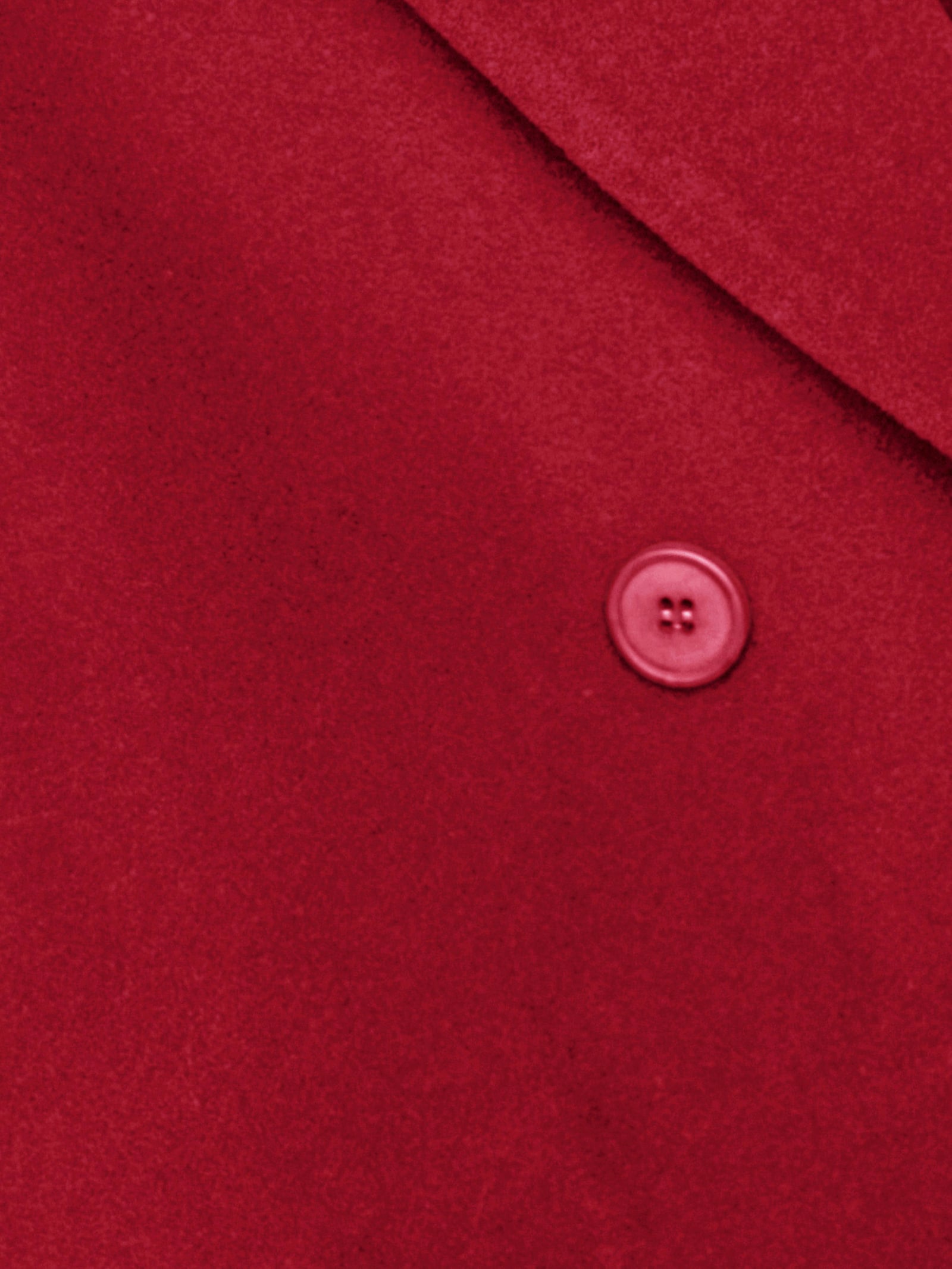 heine Wolljacke mit Schalkragen - rot