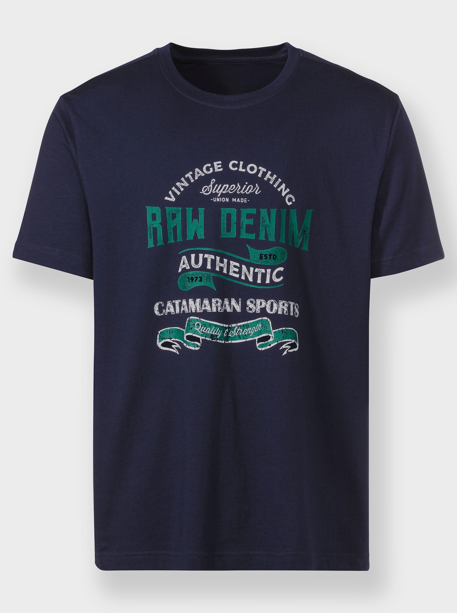 Catamaran Sports Freizeitanzug aus Shirt und Jogginghose - marine-grün