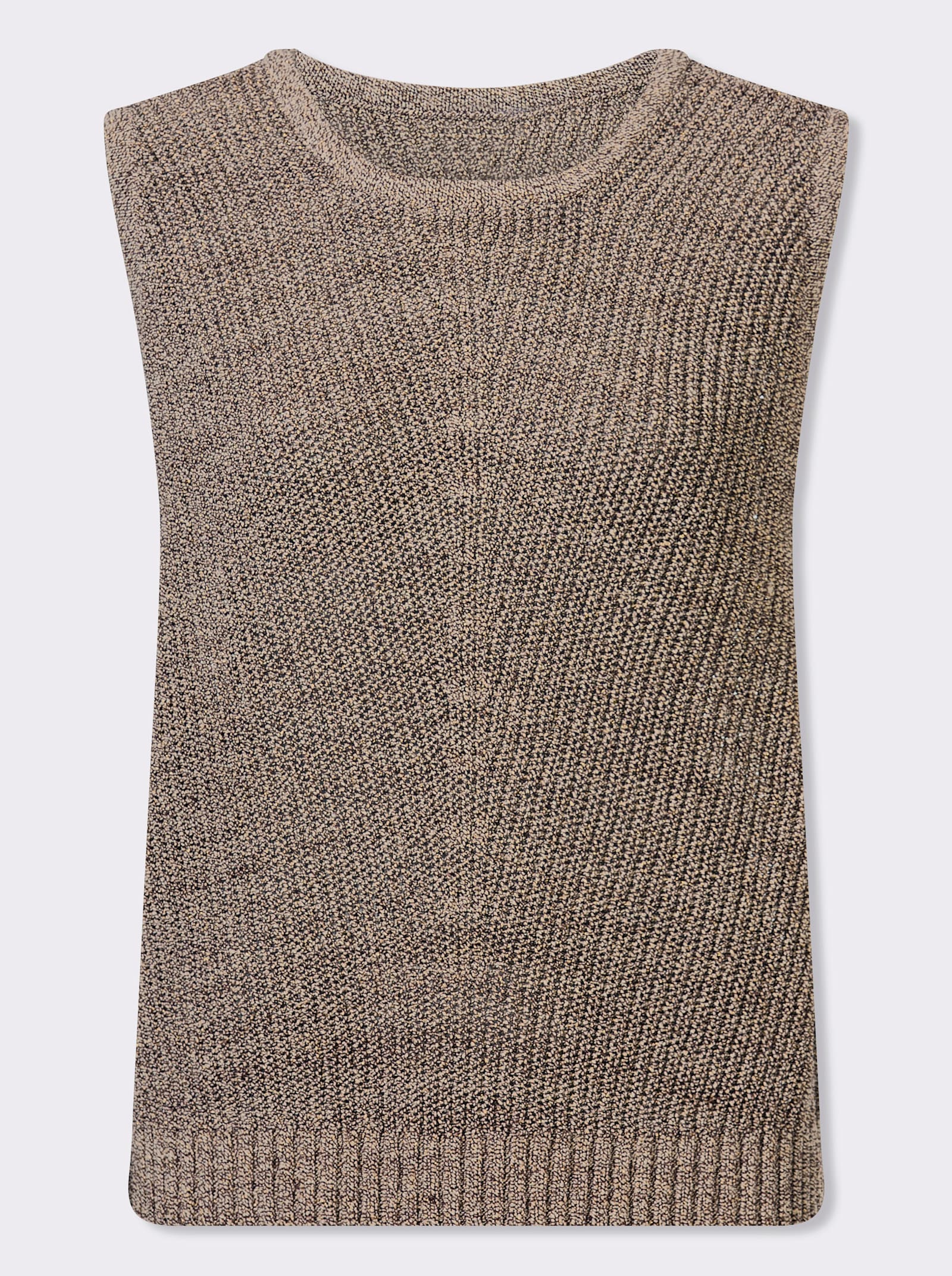 heine Stricktop - schoko-sand-meliert