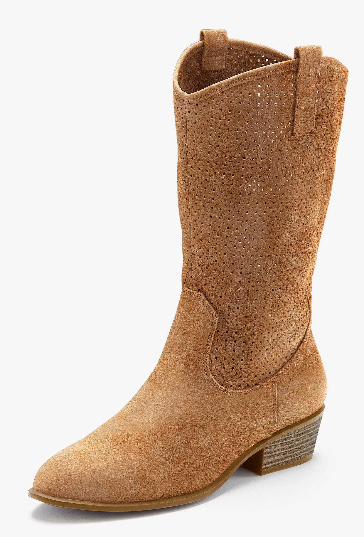 LASCANA Bottes western - coloris chamois