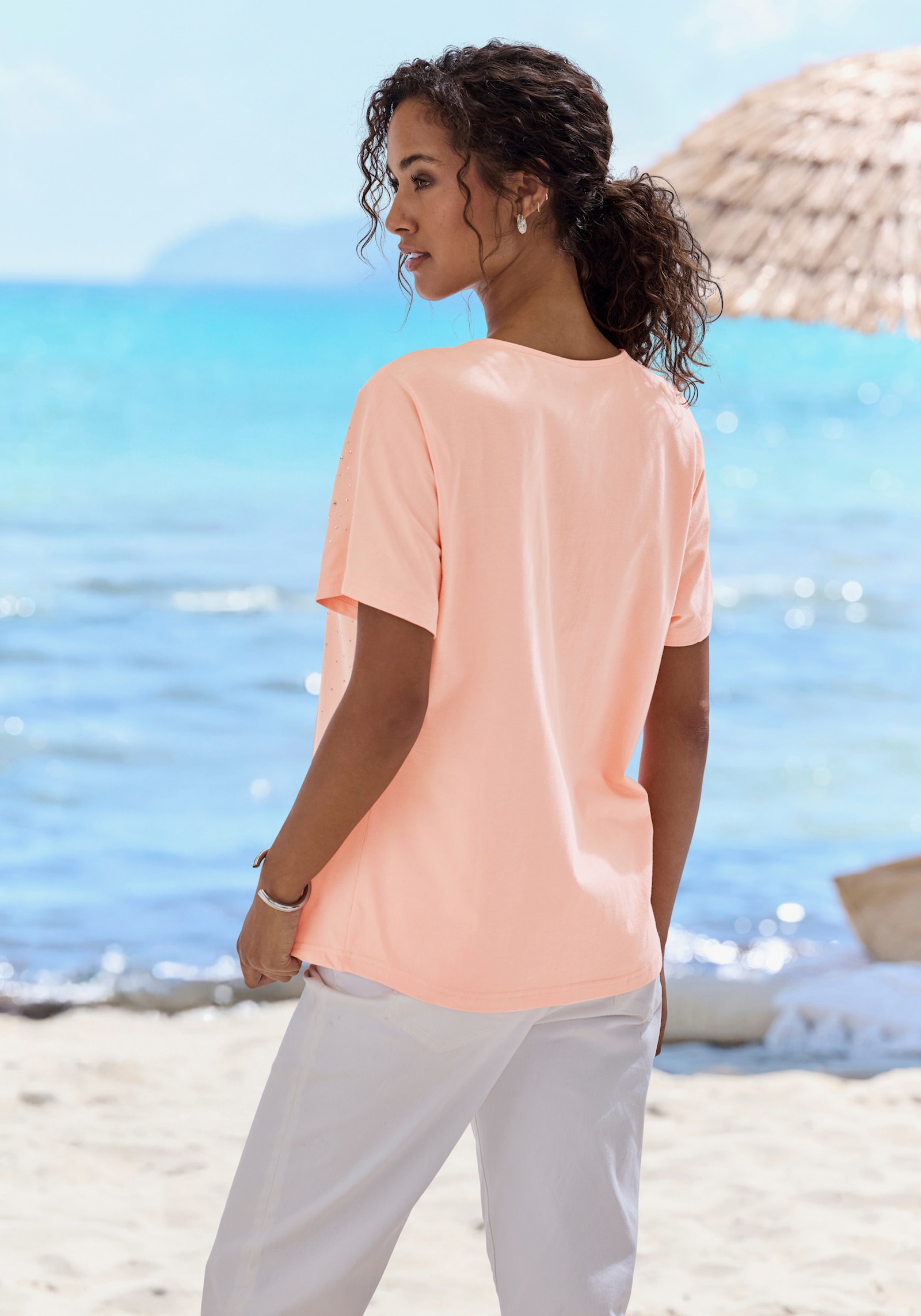 LASCANA T-Shirt - peach