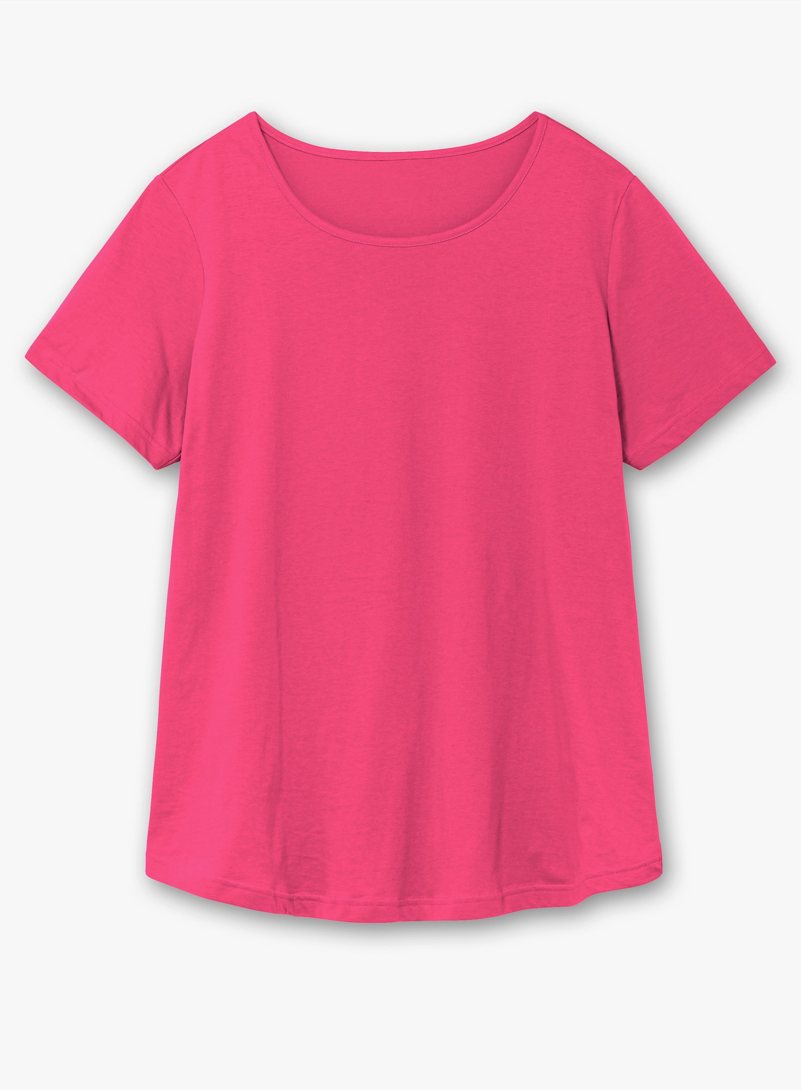 Longshirt im Doppelpack - royalblau + pink