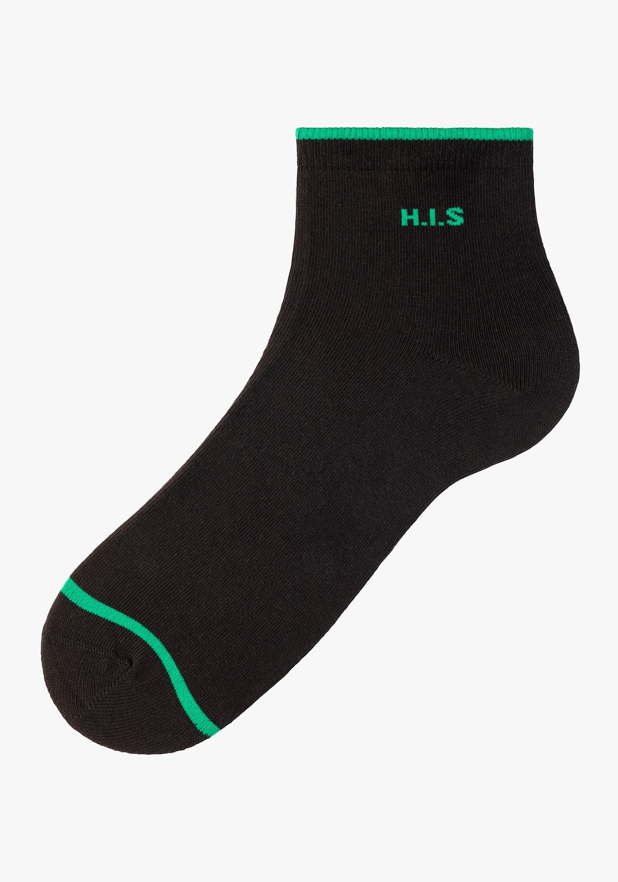 H.I.S Enkelsokken - 7x zwart