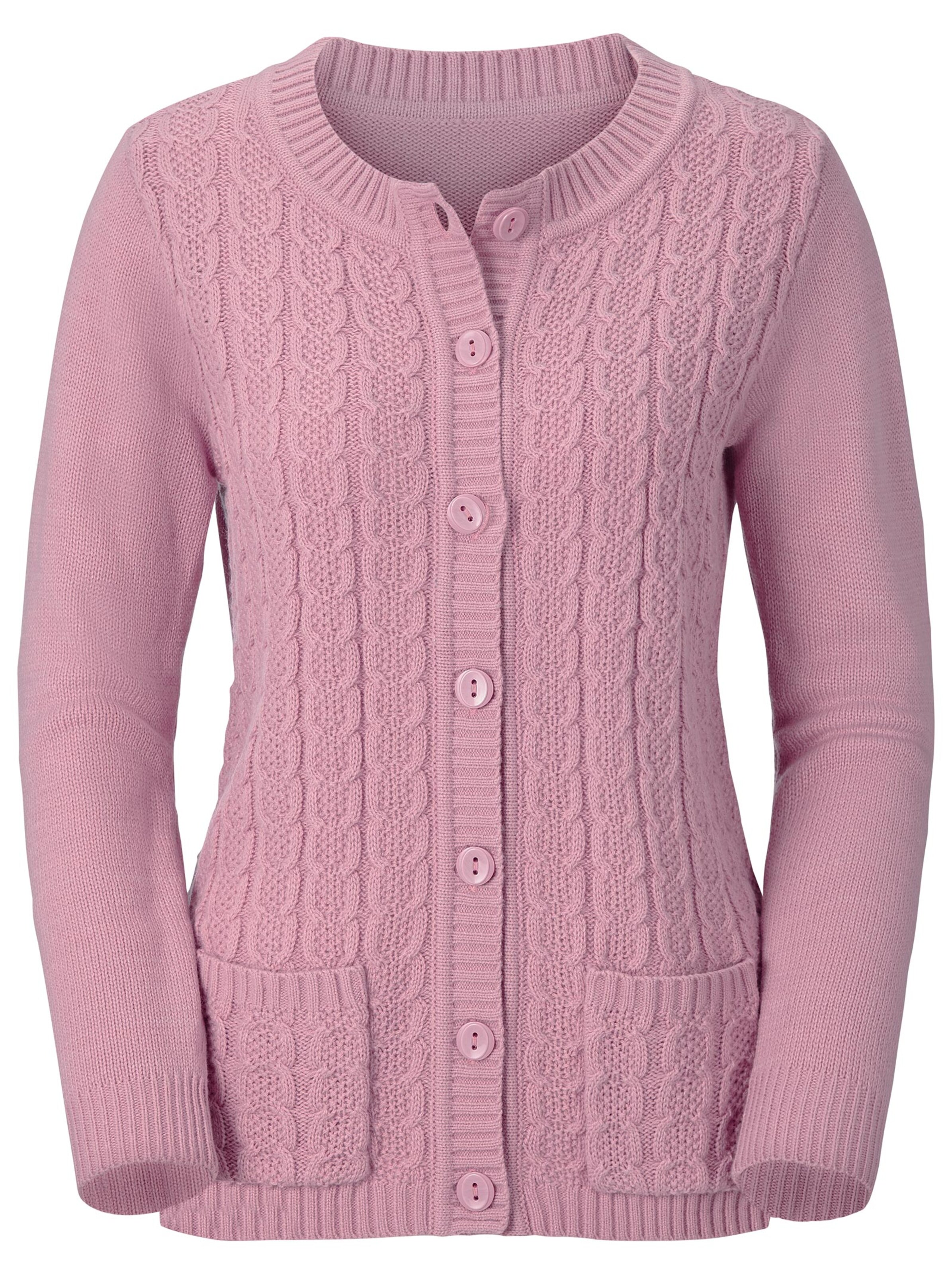 Strickjacke - altrosé