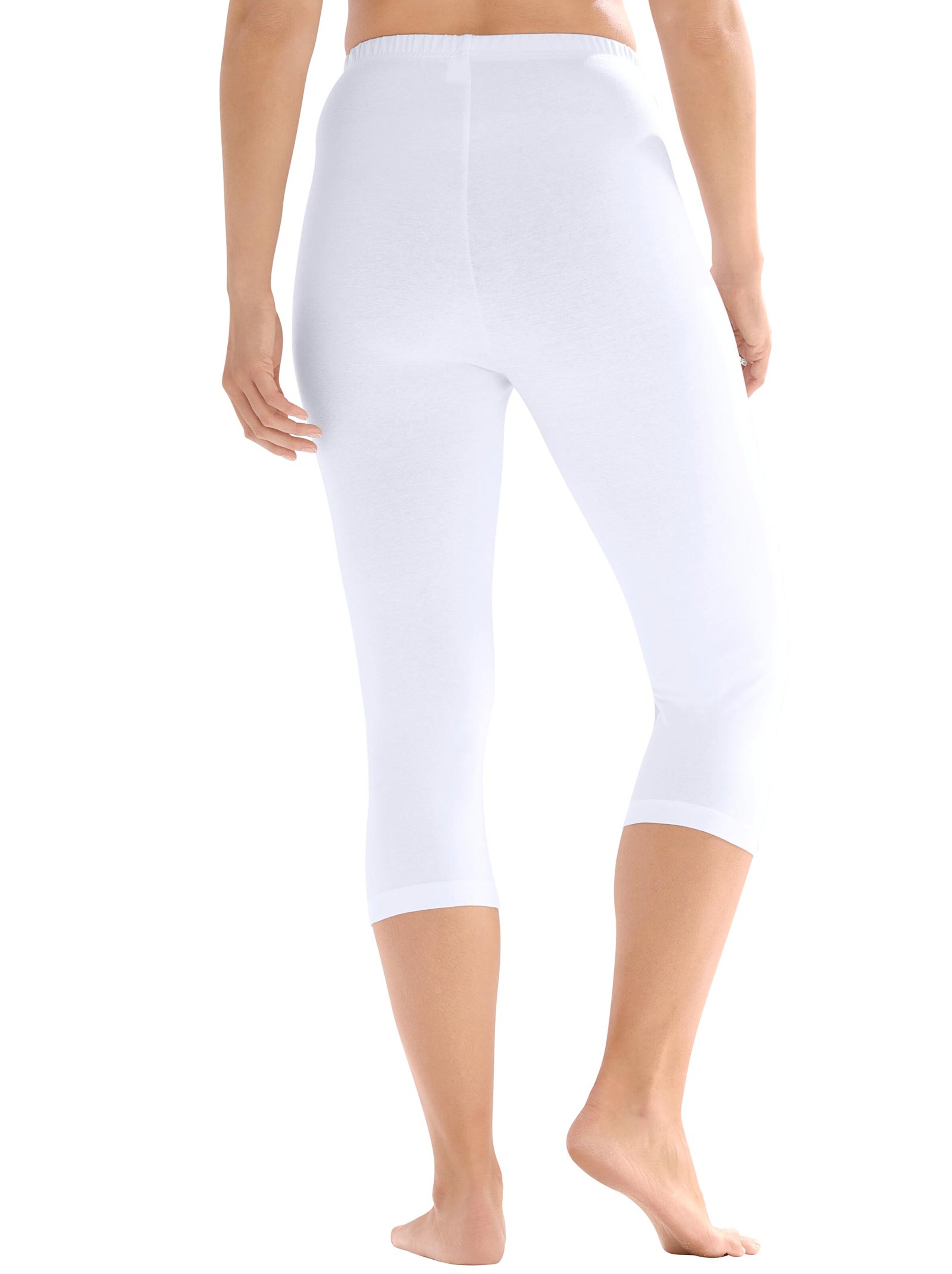 Capri-Leggings - weiß