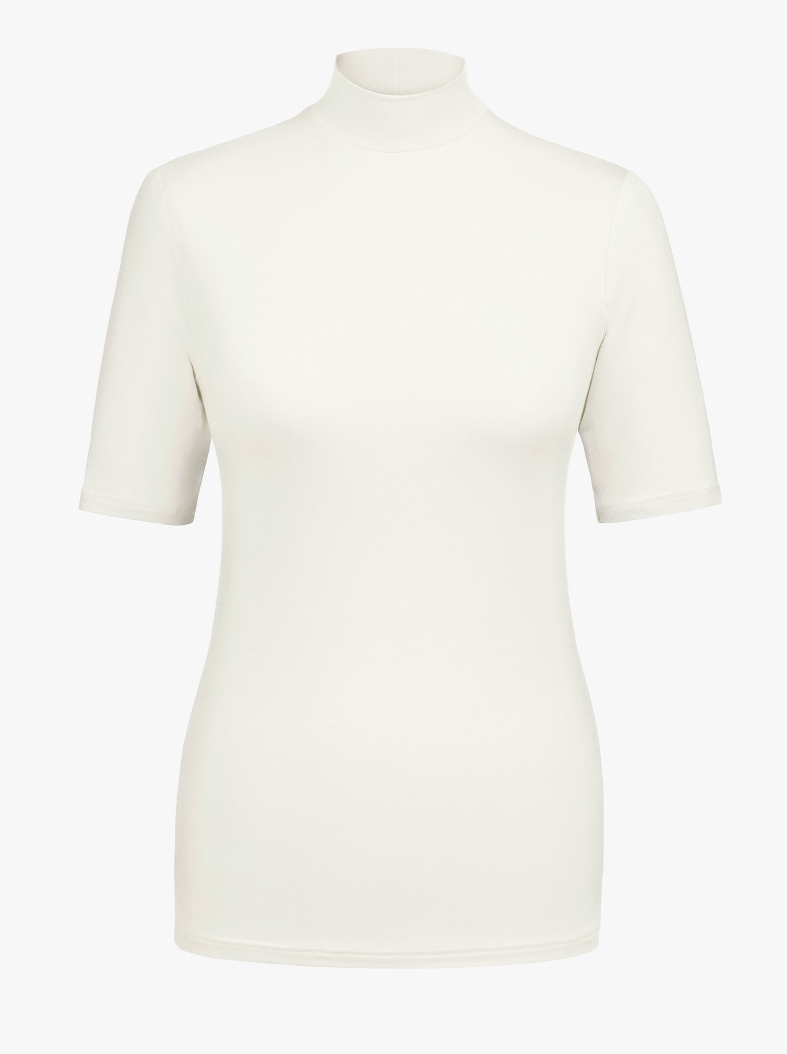 wäschepur Elegant linne med ståkrage - champagne