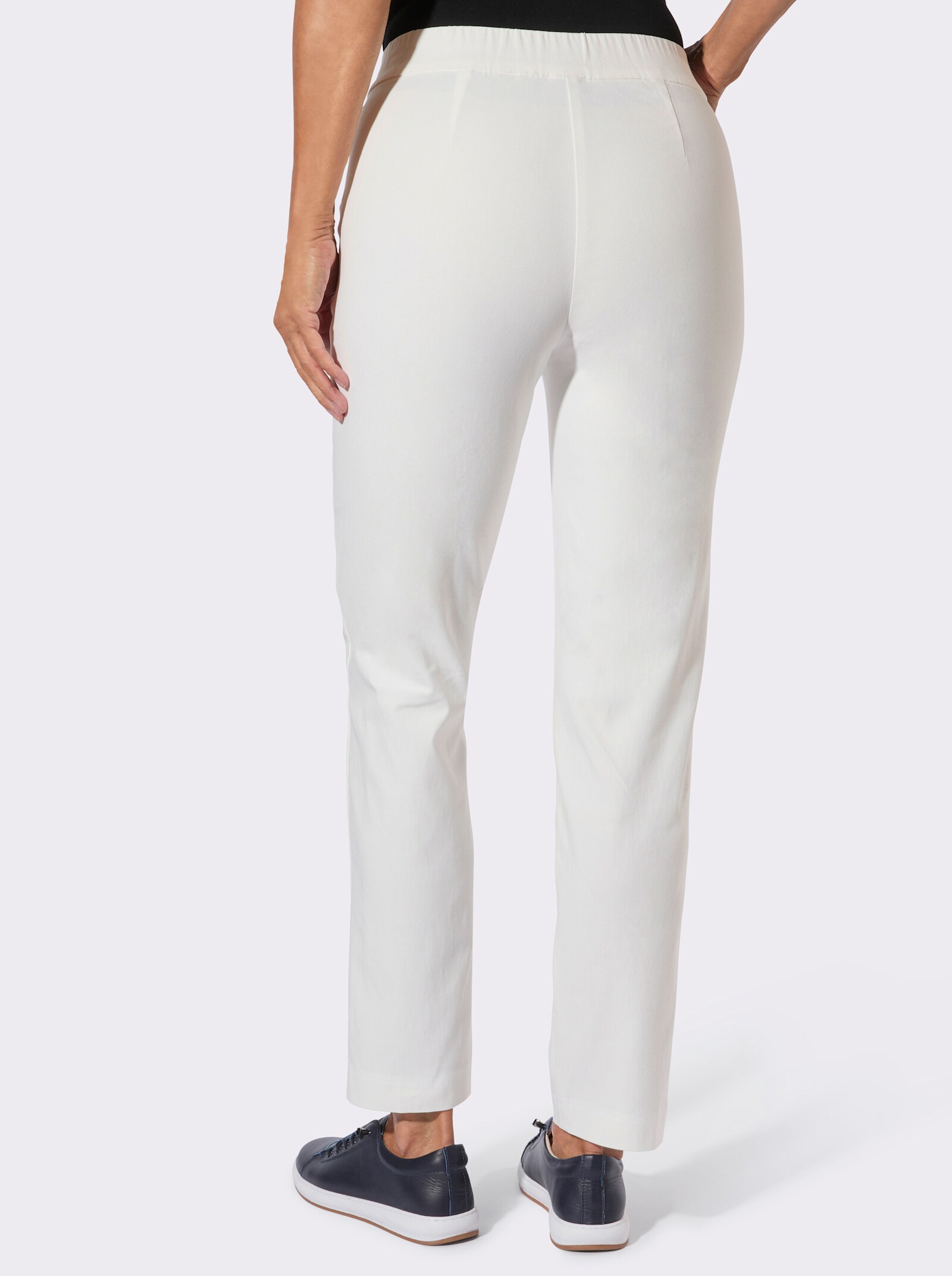 Bengalinhose mit Rundum-Dehnbund - ecru