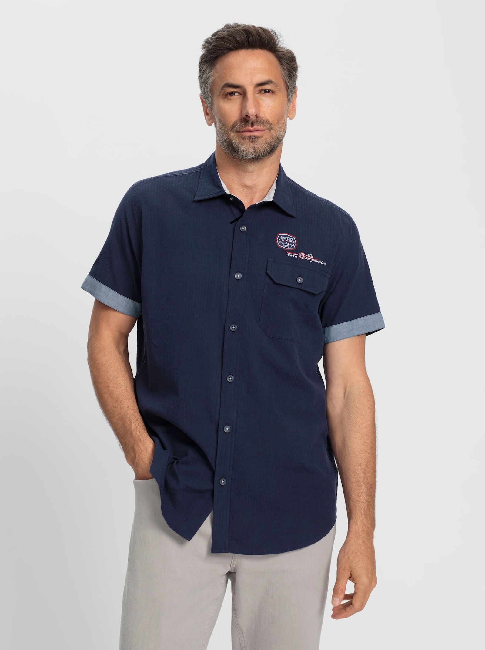 Catamaran Kurzarmhemd - marine