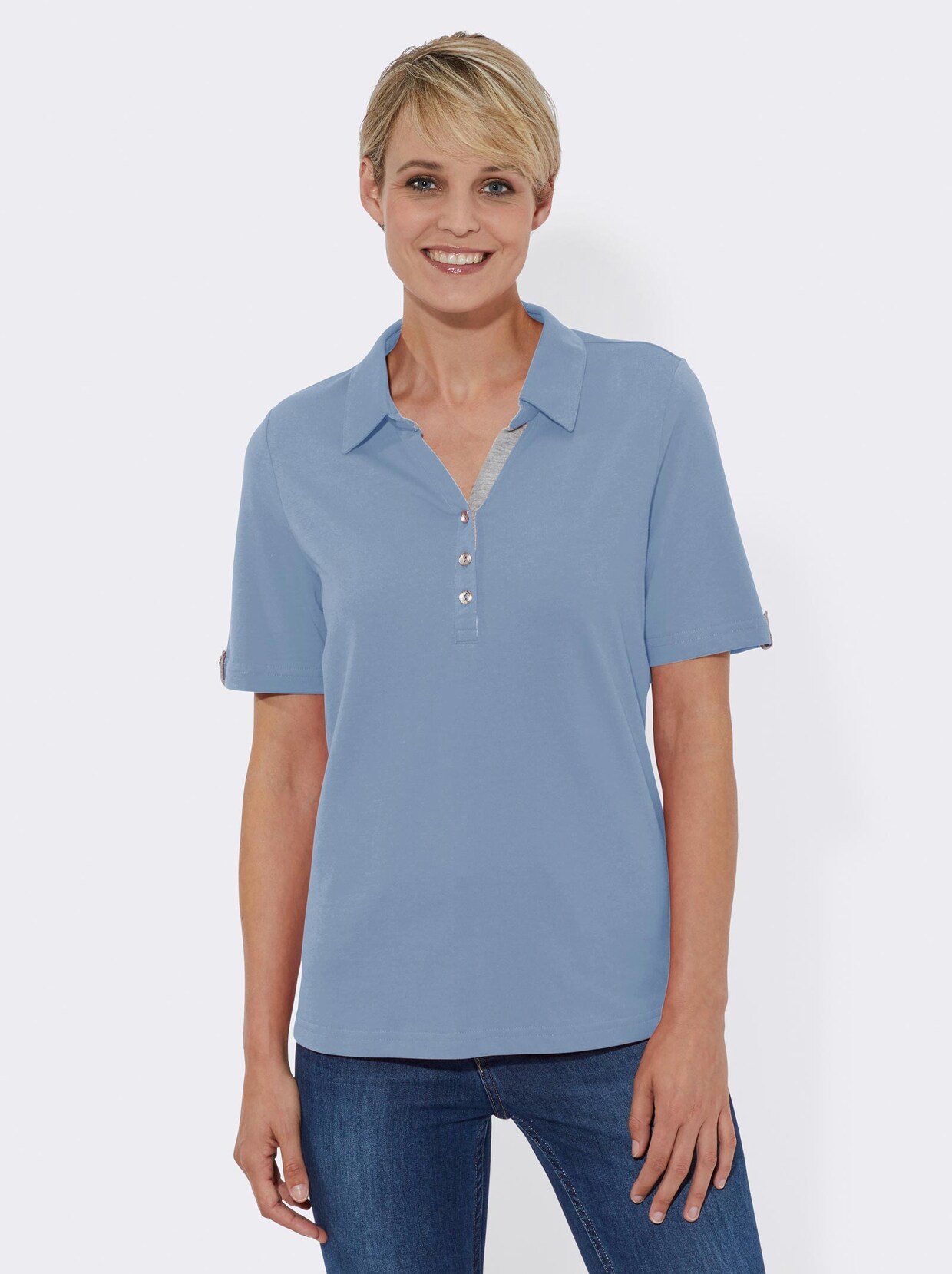 Poloshirt - bleu