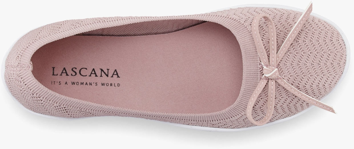 LASCANA Sneakers ballerines - rose