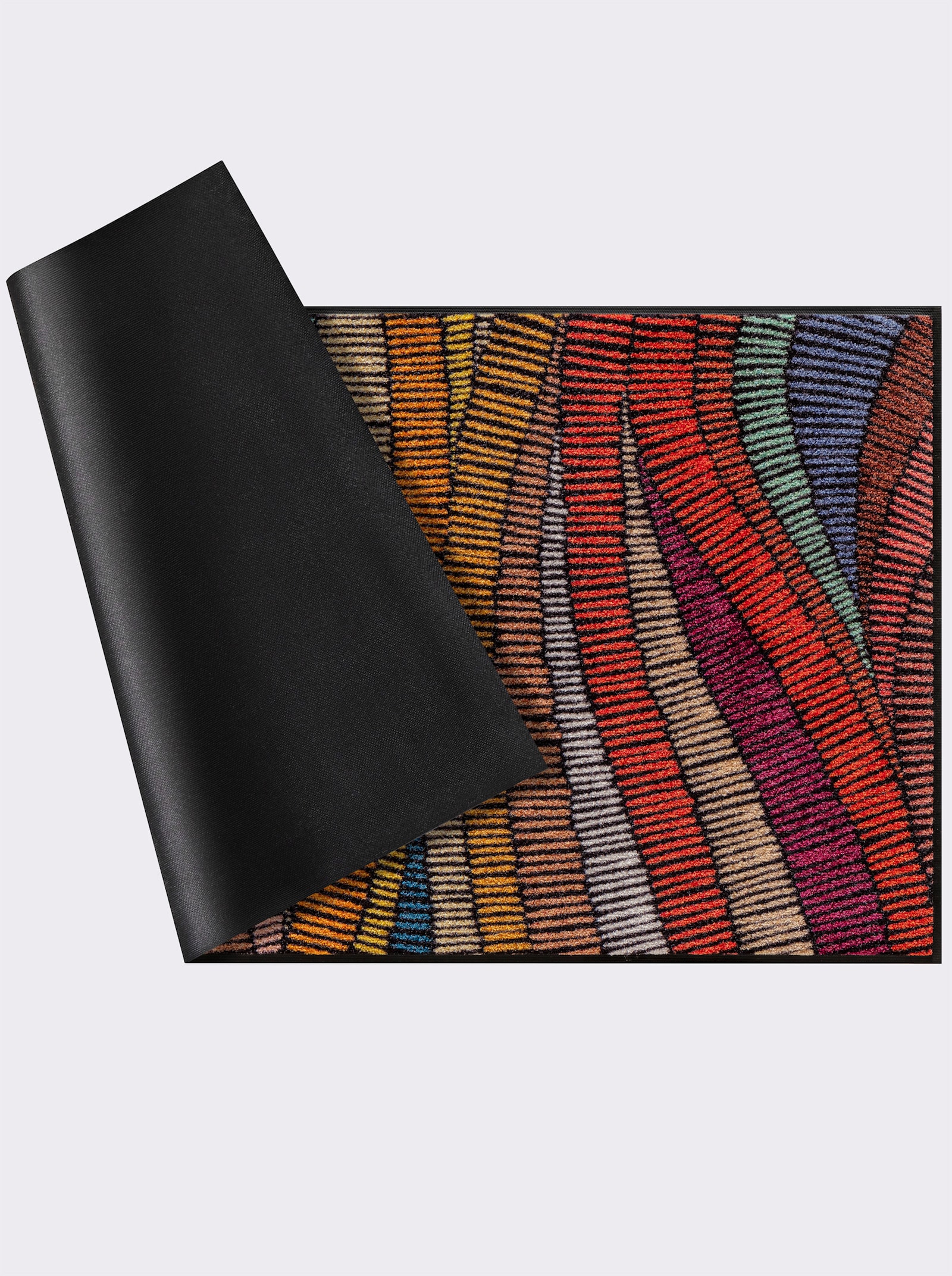 wash+dry by Kleen-Tex Fußmatte - rot-bunt