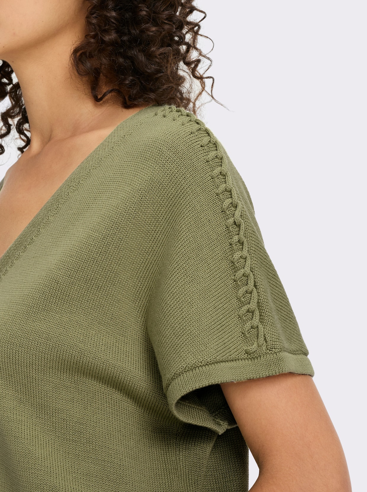 heine Strickjacke - schilf