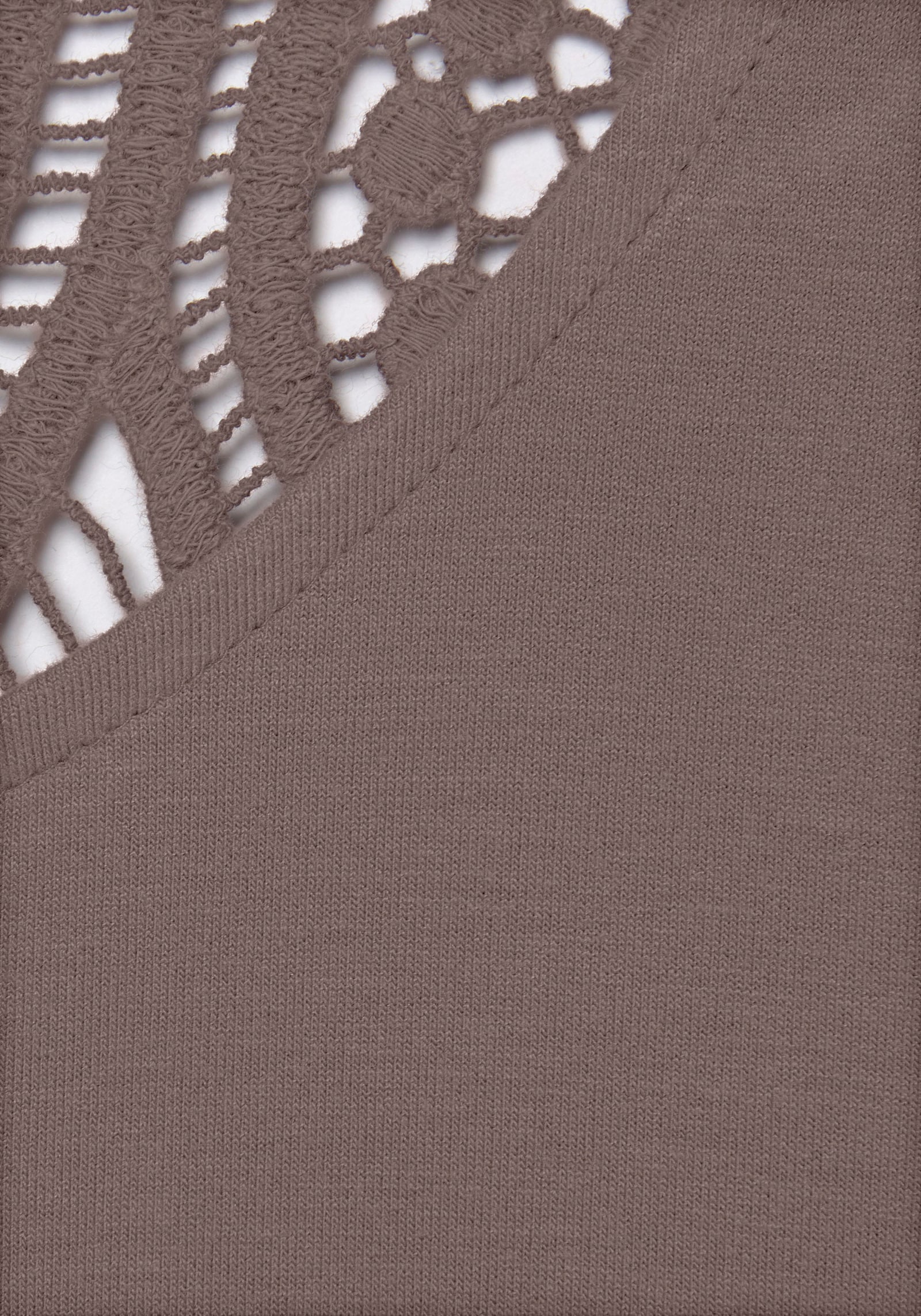 Vivance Shirt met korte mouwen - taupe, zwart