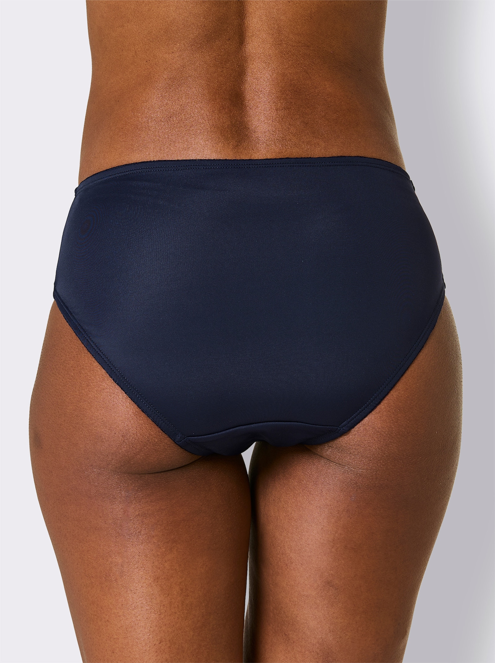 Jazzpants - weiß-marine-bedruckt + marine