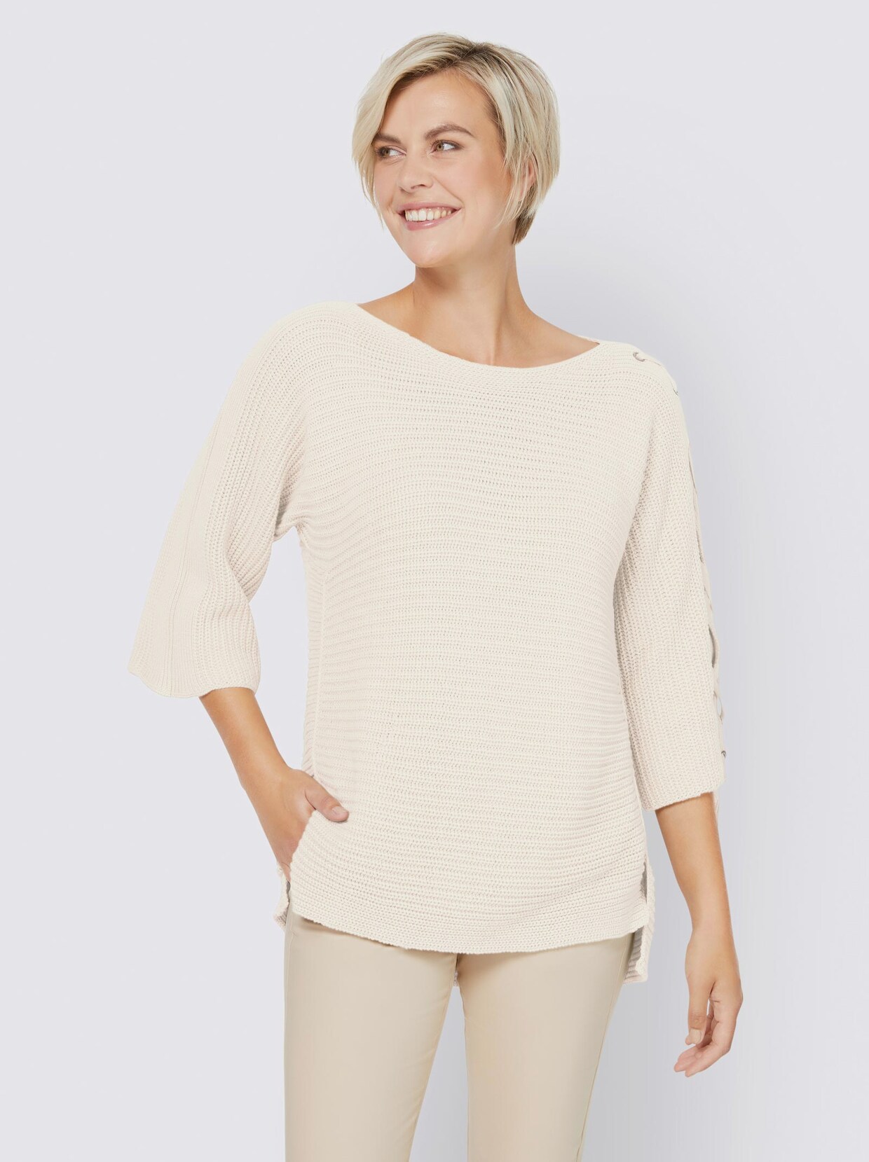 Best Connections Pullover - ecru
