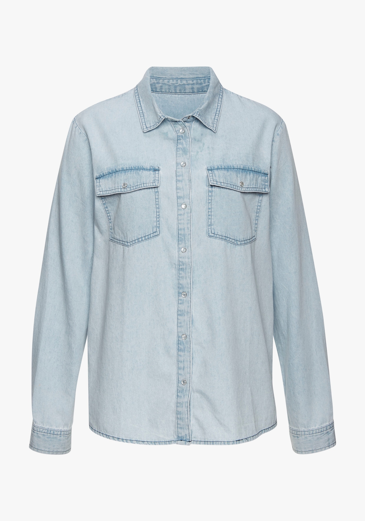 Buffalo Jeansblouse - light blue washed