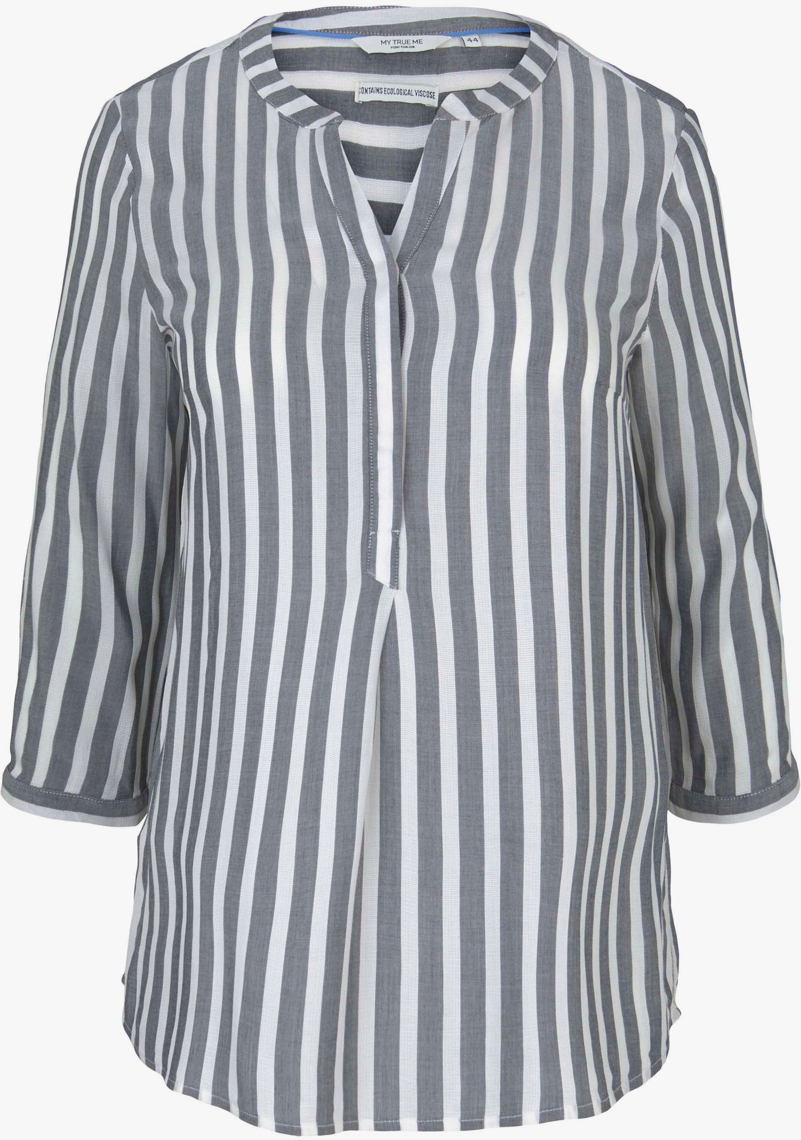 Schlupfbluse - offwhite-navy