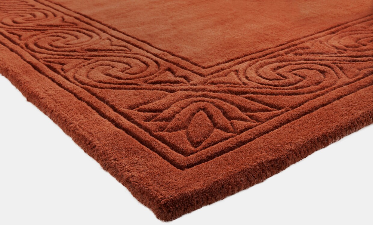 heine home Hoogpolig tapijt - terracotta