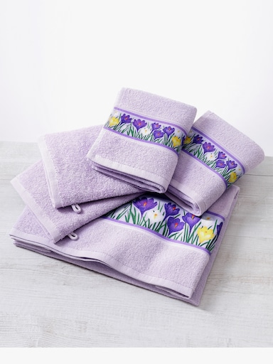 5tlg. Handtuch-Set - lila
