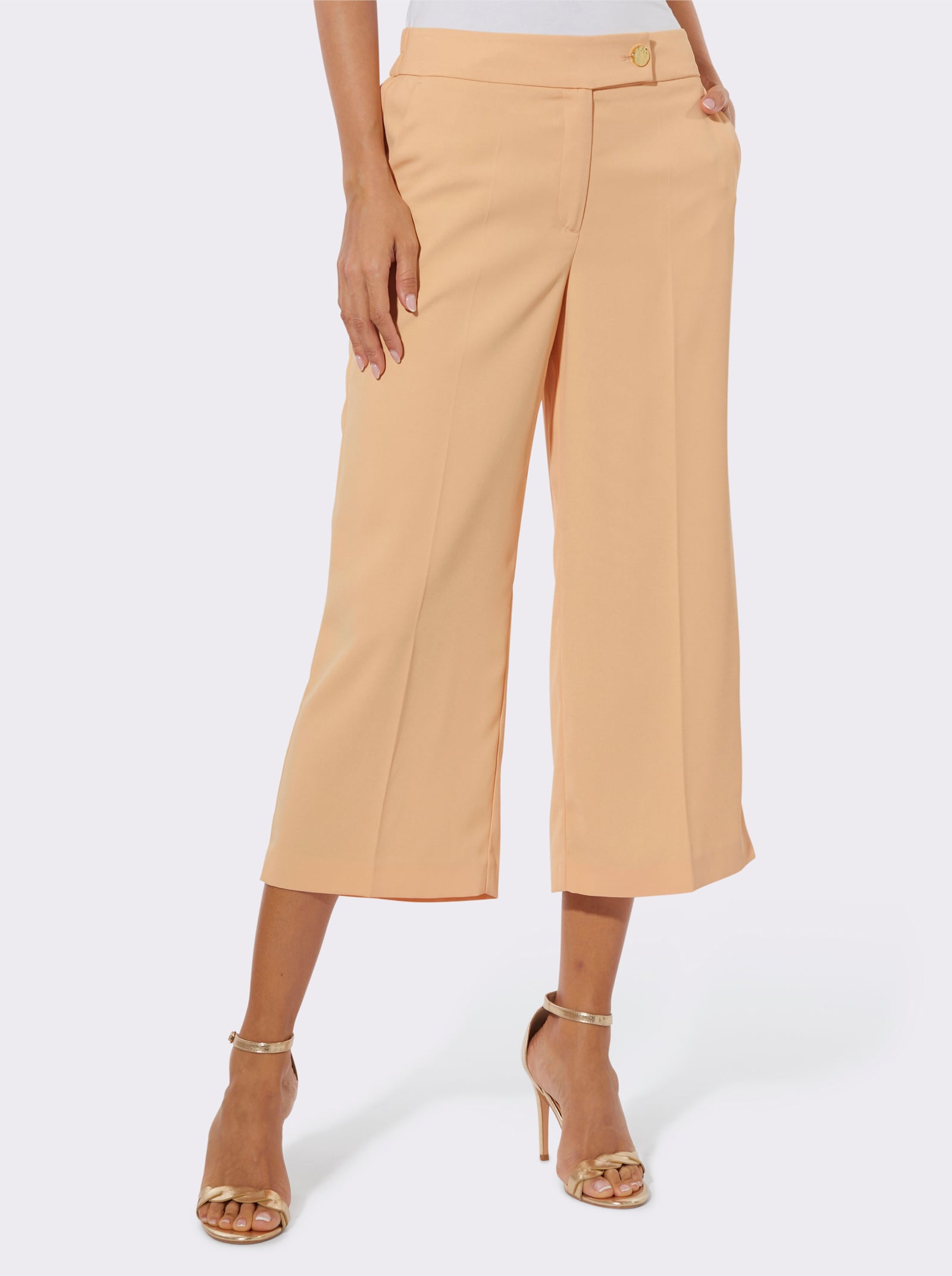 Ascari Hose mit Zierleisten hinten - apricot