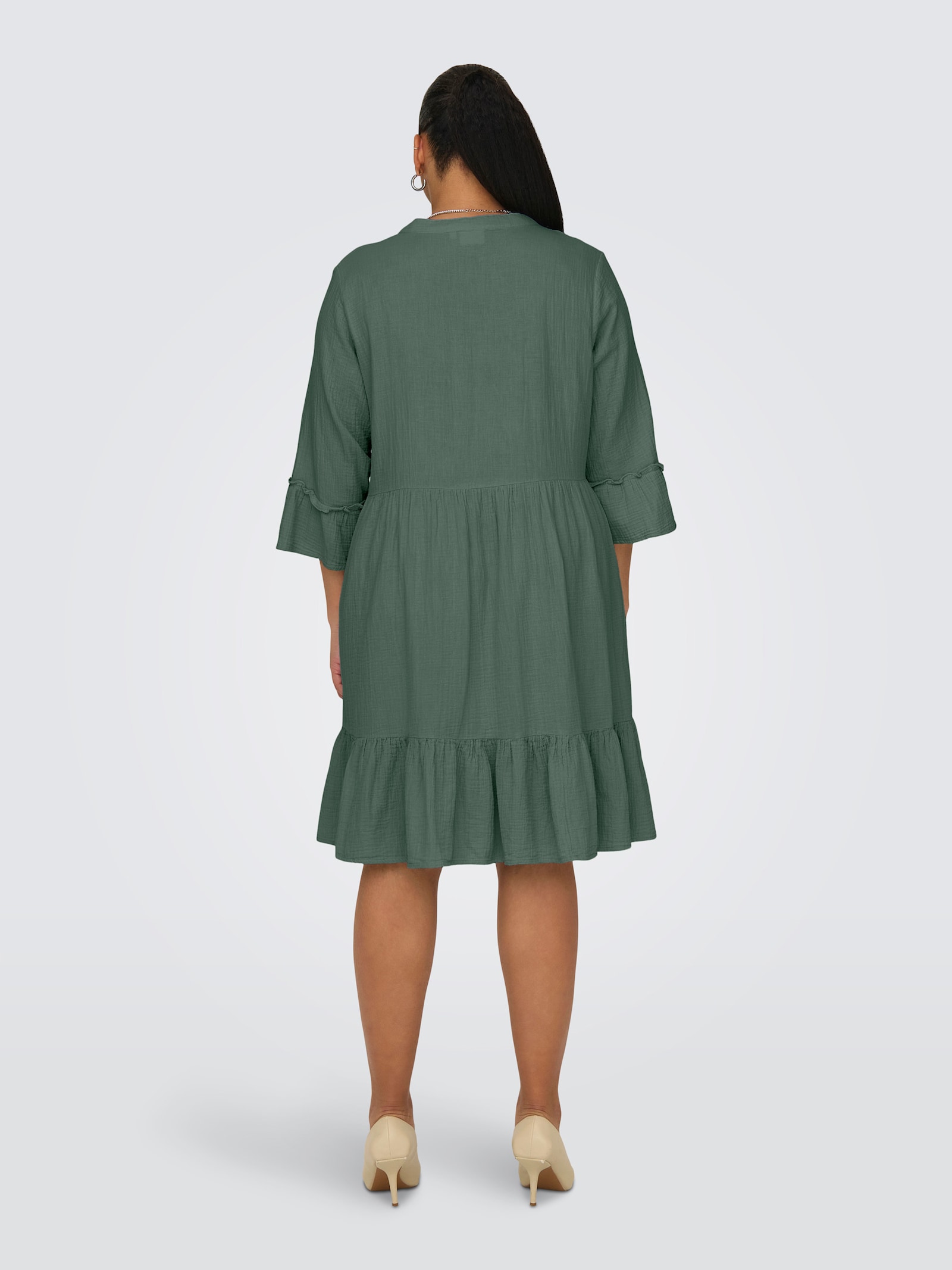 ONLY CARMAKOMA Tunikakleid - laurel wreath