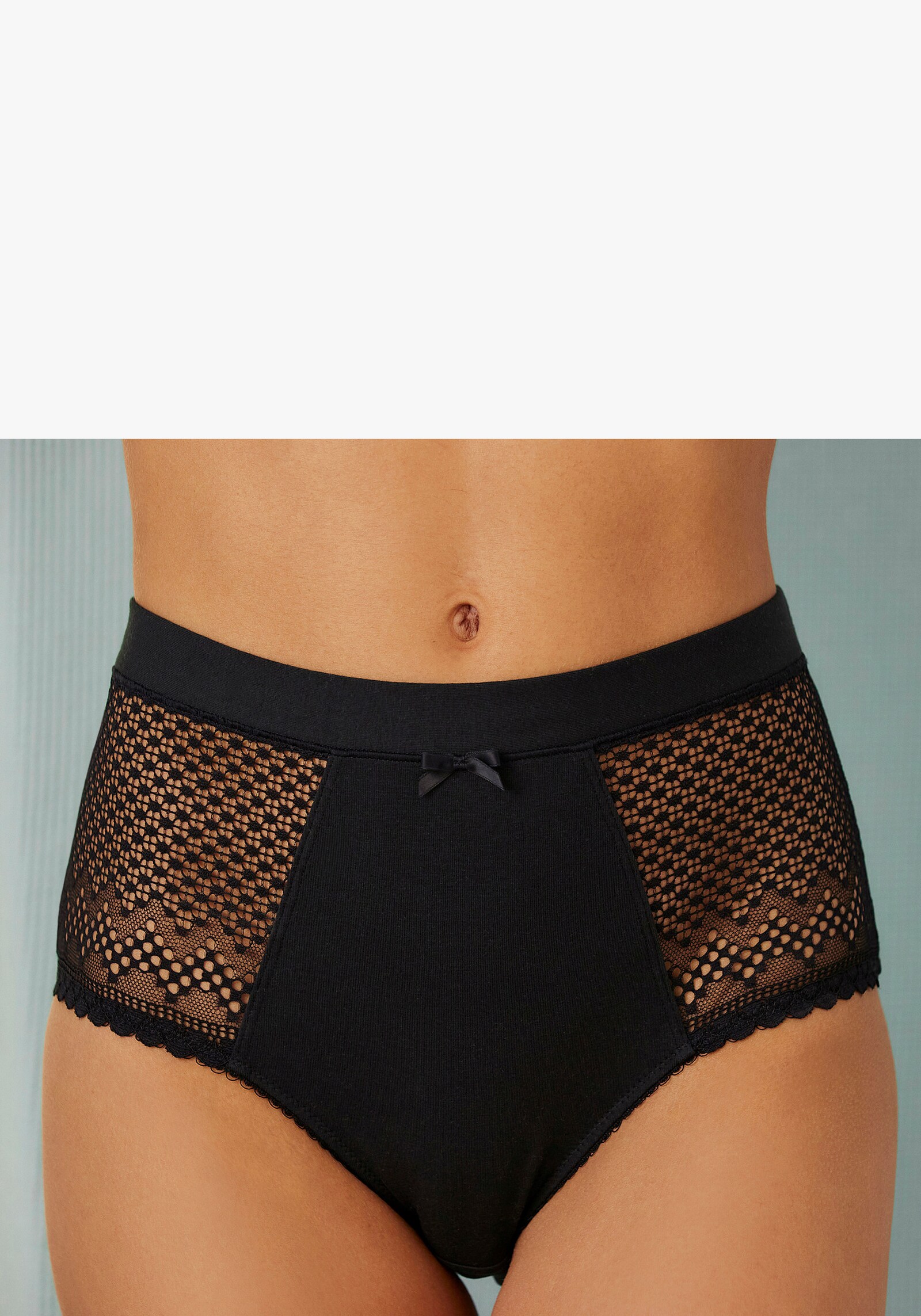 LASCANA Taillenslip - schwarz