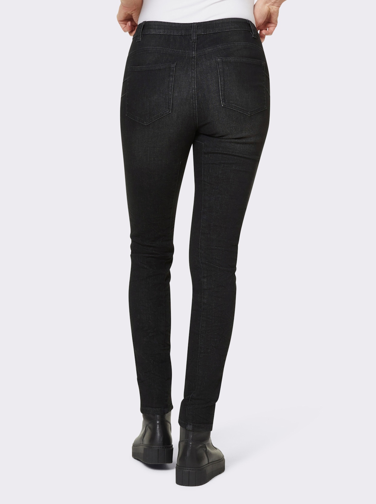 heine Push-up jeans - black denim