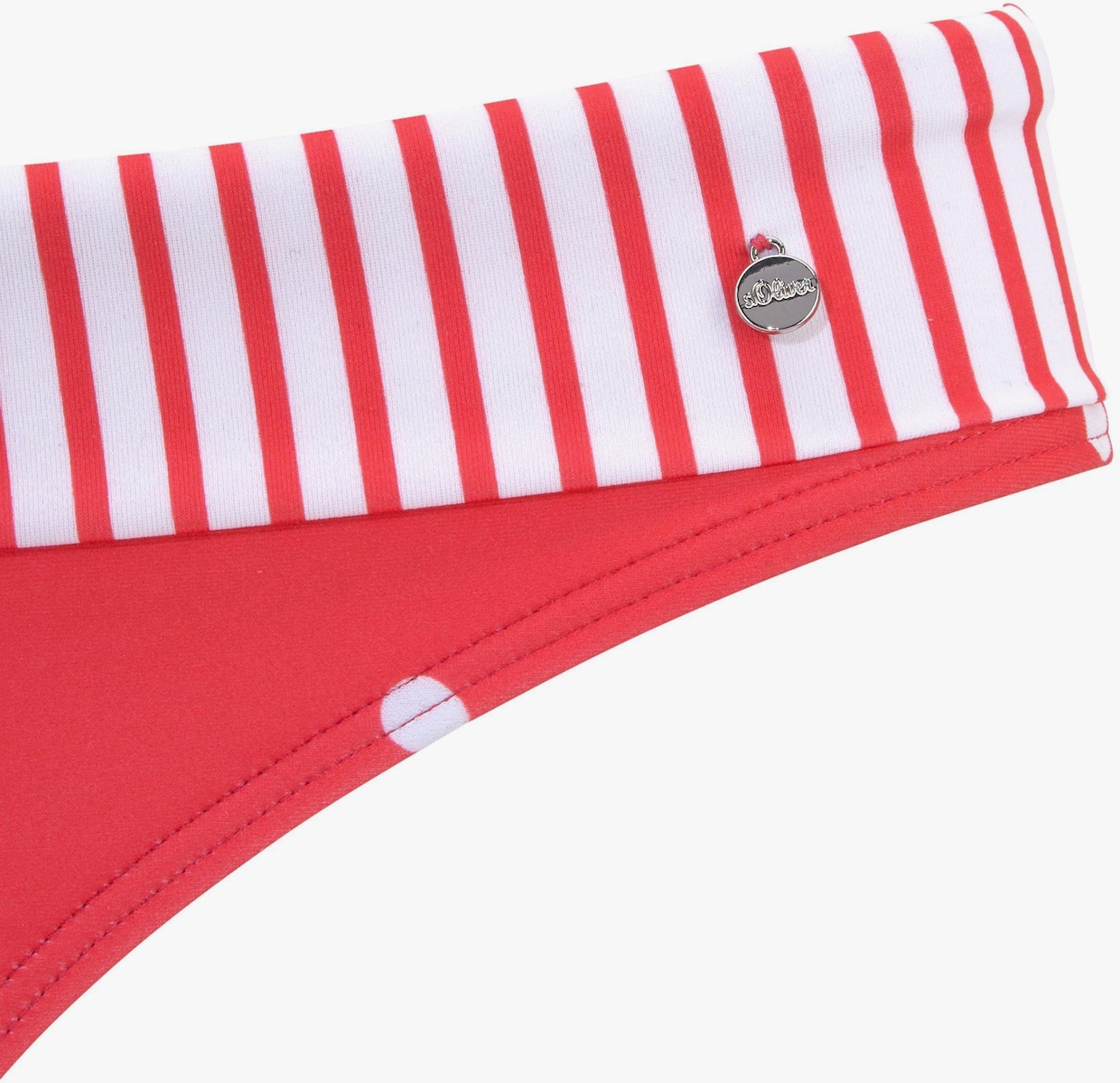 s.Oliver Bikini-Hose - rot-weiss