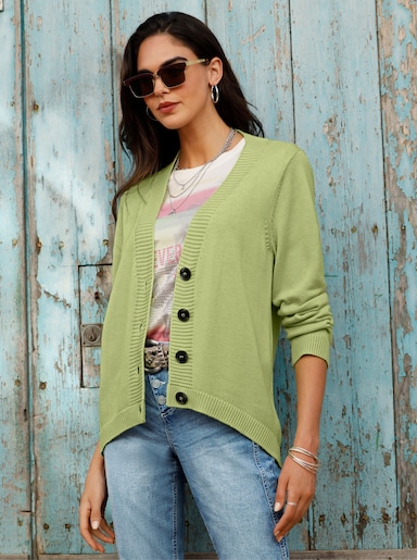 heine Strickjacke - pistazie