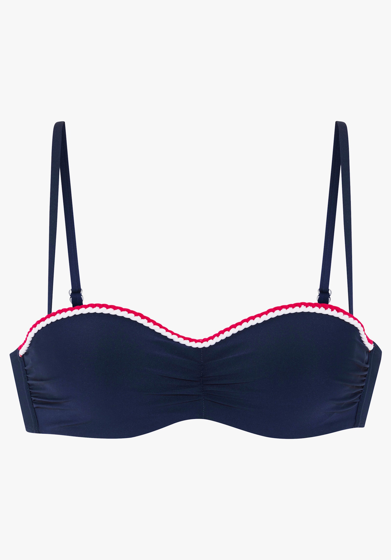 s.Oliver haut de bikini bandeau à armatures - marine