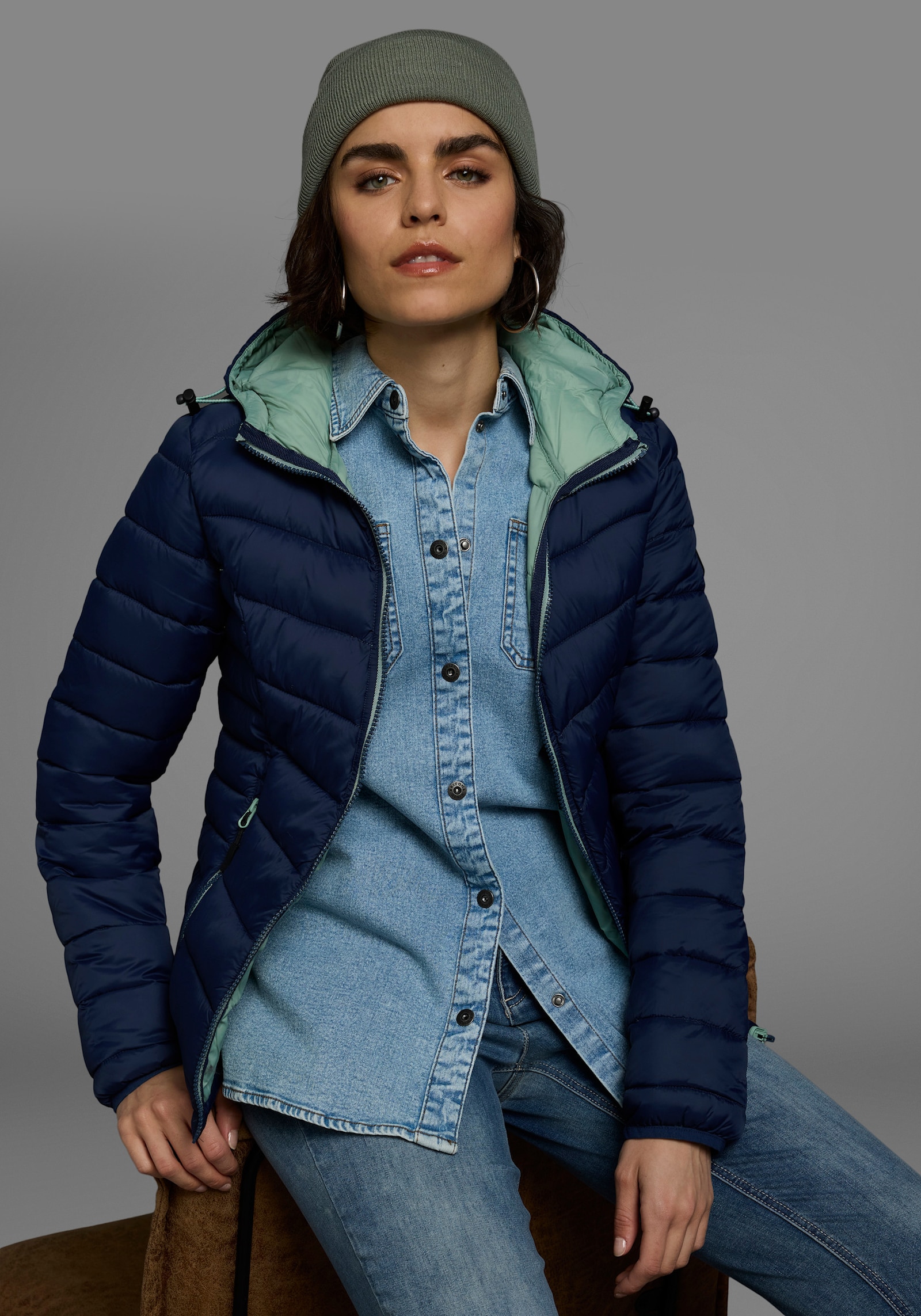 Polarino Steppjacke - navy