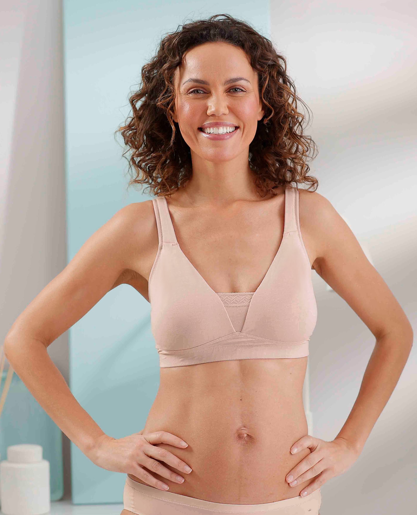 wäschepur Comfortbeha zonder beugel - poudre