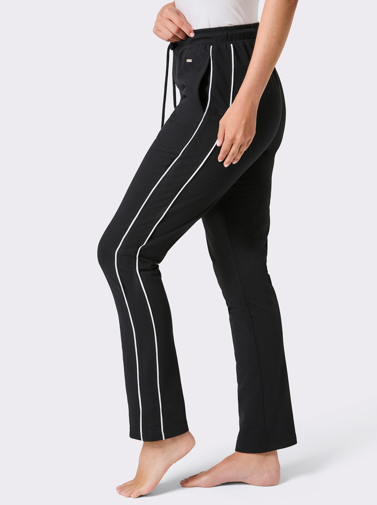 feel good Hose - schwarz-weiß