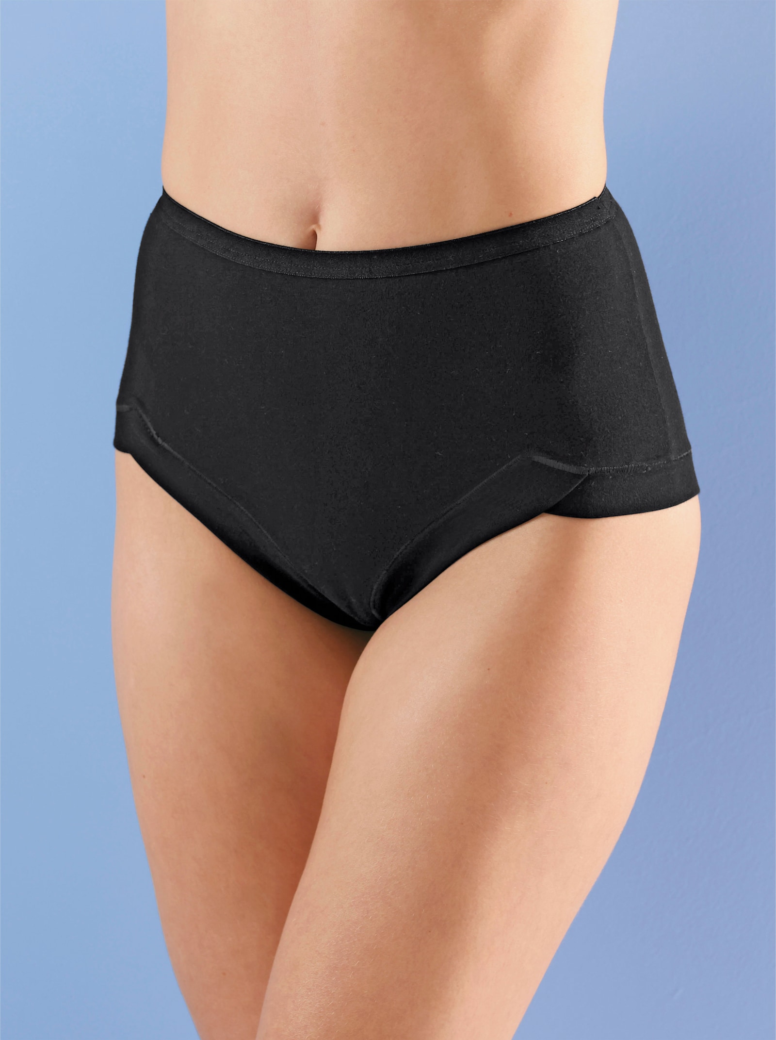 wäschepur Tailleslip met elastische band - zwart