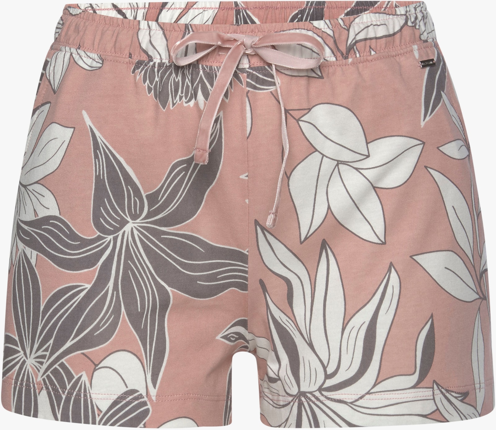 LASCANA Slaapshorts - rondom oudroze gebloemd