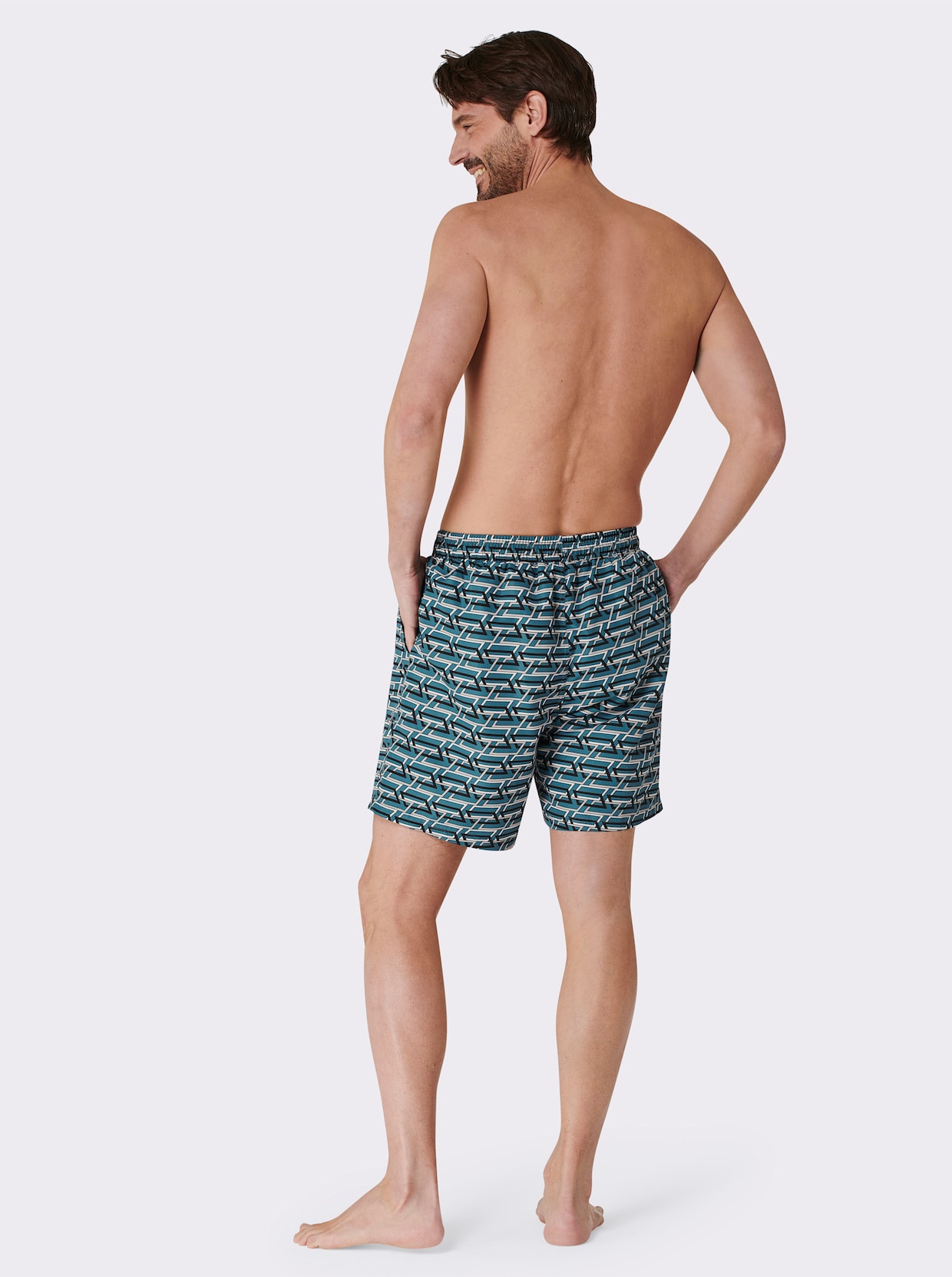 feel good Badeshorts - topas-sesam-bedruckt