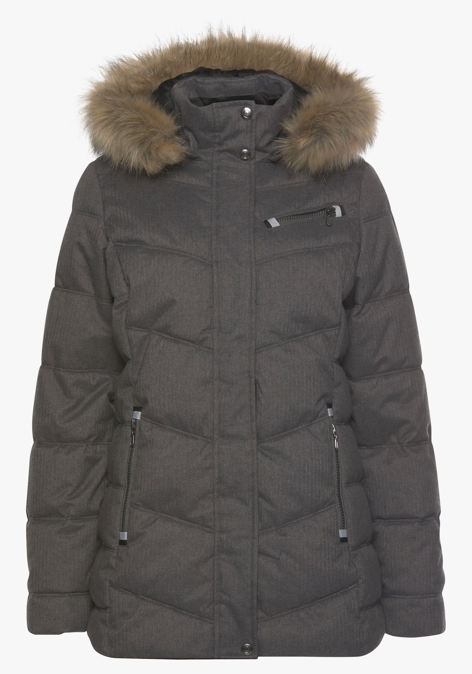 Polarino Steppjacke - anthrazit