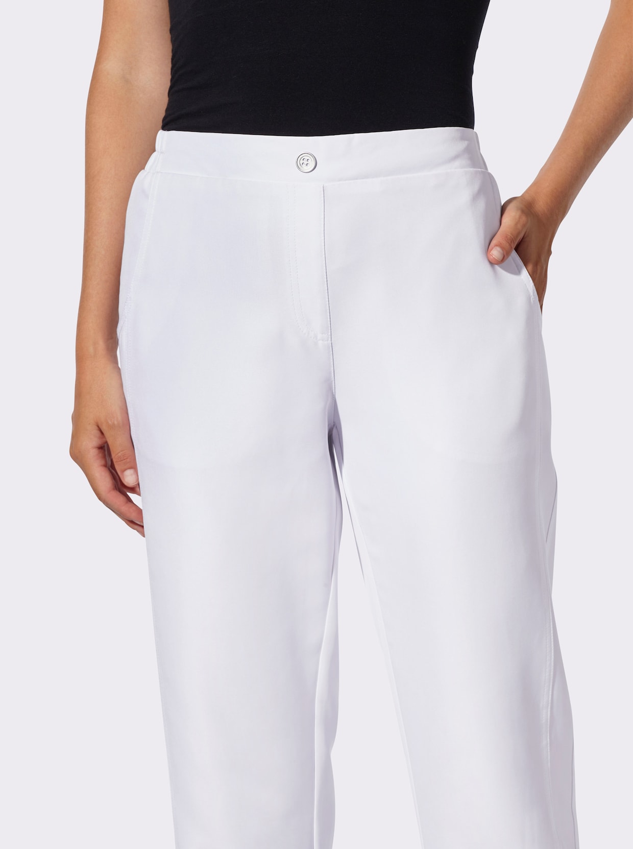7/8-Hose - weiß